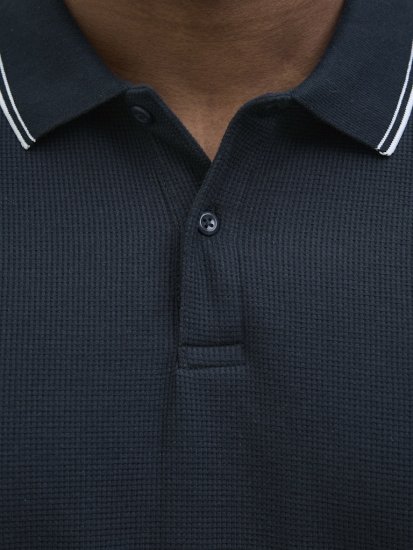 Jack & Jones AUSTIN PLAY Polo Dark Blue - Polokošile - Polokošile 2XL-8XL - Trička s límečkem 2XL-8XL