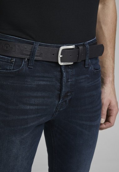 Jack & Jones HARRY Belt Black - Pásky - Pásky W40-W70/2XL-8XL