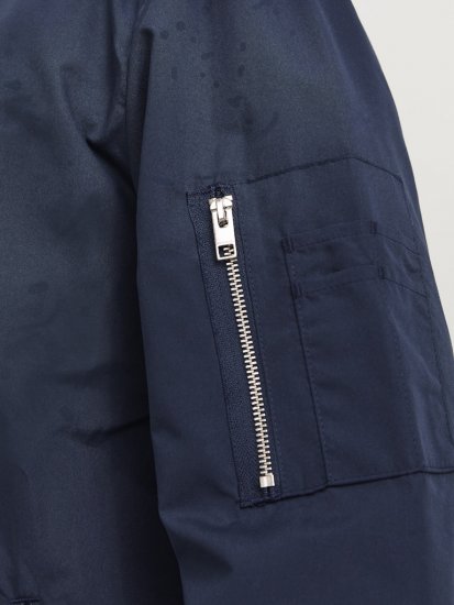 Jack & Jones RUSH Bomber Jacket Navy Blazer - Bundy - Bundy Nadměrné Velikosti - 2XL-8XL