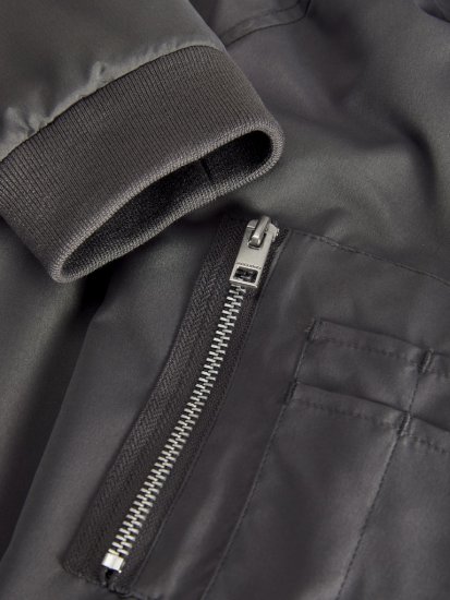 Jack & Jones RUSH Bomber Jacket Grey - Bundy - Bundy Nadměrné Velikosti - 2XL-8XL