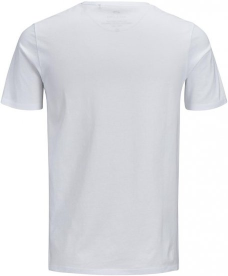 Jack & Jones JJECORP LOGO T-Shirt White - Trička - Trička nadměrné velikosti - 2XL-14XL