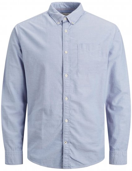 Jack & Jones OXFORD LS Shirt Cashmere Blue - Košile - Košile 2XL-10XL
