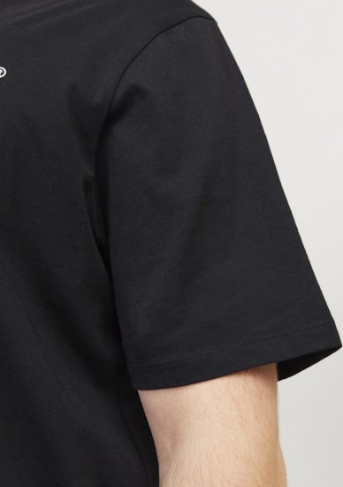 Jack & Jones Corp Logo Crew Neck T-Shirt Black - Trička - Trička nadměrné velikosti - 2XL-14XL