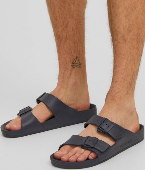 Jack & Jones Croxton Moulded Sandals Black - Pánská obuv 40-52 - 