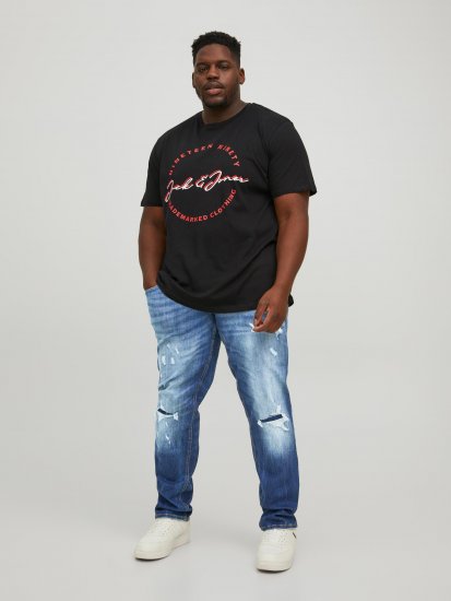Jack & Jones JJIGLENN JJSEAL Blue Denim Jeans - Džíny & kalhoty - Džíny a Kalhoty - W40-W70