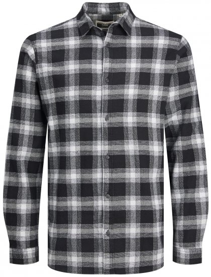  Jack & Jones JCOBERG SHIRT Grey - Košile - Košile 2XL-10XL