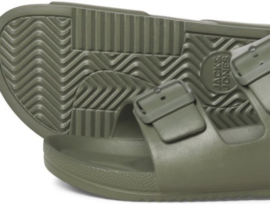 Jack & Jones Croxton Moulded Sandals Khaki - Pánská obuv 40-52 - 