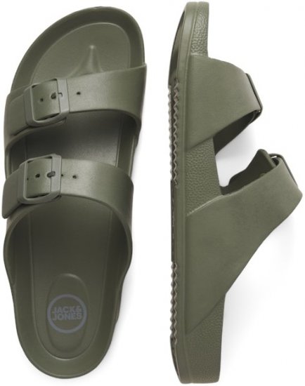 Jack & Jones Croxton Moulded Sandals Khaki - Pánská obuv 40-52 - 