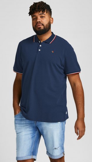 Jack & Jones JPRWINBLU Poloshirt Navy Blazer - Polokošile - Polokošile 2XL-8XL - Trička s límečkem 2XL-8XL