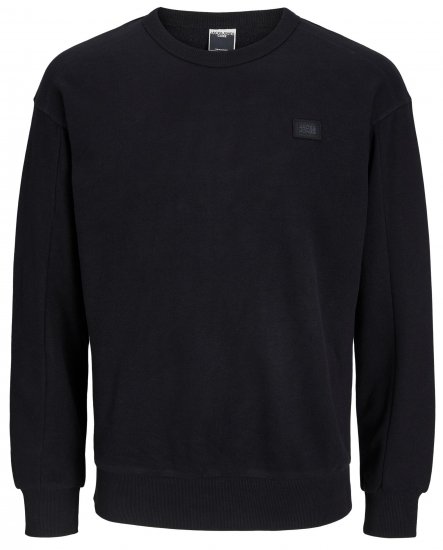 Jack & Jones JCOCLASSICS Crew Neck Sweater Black - Mikiny & mikiny s kapucí - Mikiny & Mikiny s kapucí 2XL-12XL