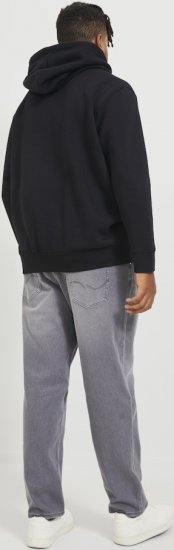 Jack & Jones ESTERBRO Zip Hoodie Black - Mikiny & mikiny s kapucí - Mikiny & Mikiny s kapucí 2XL-12XL