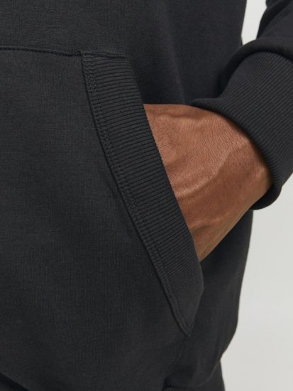 Jack & Jones PAULOS Turtleneck Zip Sweatshirt Black - Mikiny & mikiny s kapucí - Mikiny & Mikiny s kapucí 2XL-12XL