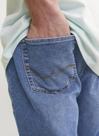 Jack & Jones GLENN ORIGINAL MF 071 Jeans Blue Denim - Džíny & kalhoty - Džíny a Kalhoty - W40-W70