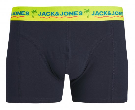 Jack & Jones JACTHOMAS Trunks 3-Pack Navy Blazer - Spodní prádlo - Spodní Prádlo Nadměrné Velikosti 2XL-8XL