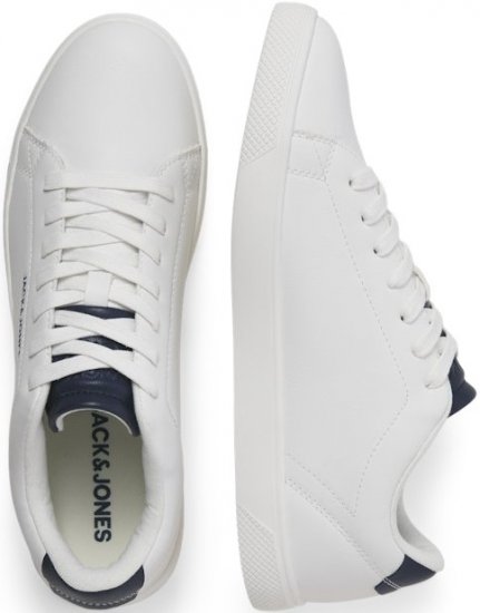 Jack & Jones Bosley Sneakers White/NAVY BLAZE - Pánská obuv 40-52 - 