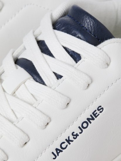 Jack & Jones Bosley Sneakers White/NAVY BLAZE - Pánská obuv 40-52 - 