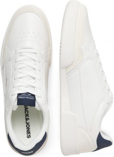 Jack & Jones Bounce Sneakers White/Navy BLAZE - Pánská obuv 40-52 - 
