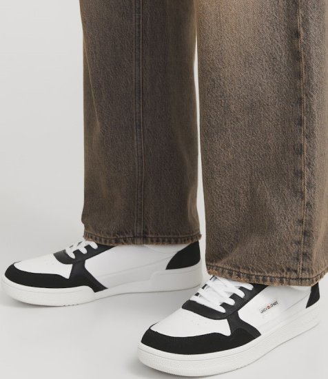 Jack & Jones Bounce Sneakers Black/White - Pánská obuv 40-52 - 