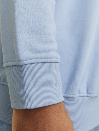 Jack & Jones HUDSON Sweatshirt Chambray Blue - Mikiny & Mikiny s kapucí - Mikiny & Mikiny s kapucí 2XL-12XL