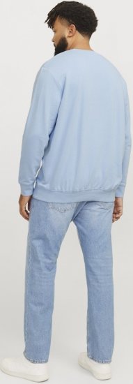 Jack & Jones HUDSON Sweatshirt Chambray Blue - Mikiny & Mikiny s kapucí - Mikiny & Mikiny s kapucí 2XL-12XL