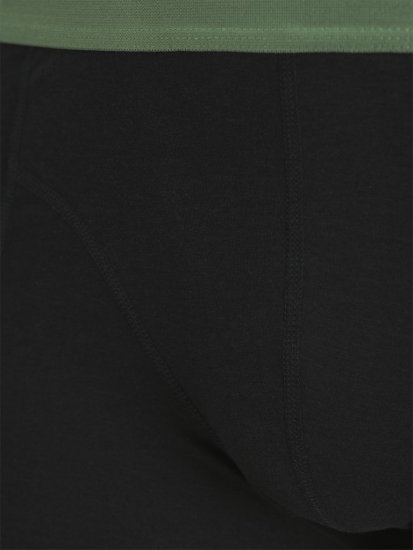 Jack & Jones Nick Bamboo Trunks 3-Pack Green/Black - Spodní prádlo - Spodní Prádlo Nadměrné Velikosti 2XL-8XL