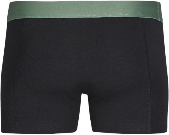 Jack & Jones Nick Bamboo Trunks 3-Pack Green/Black - Spodní prádlo - Spodní Prádlo Nadměrné Velikosti 2XL-8XL