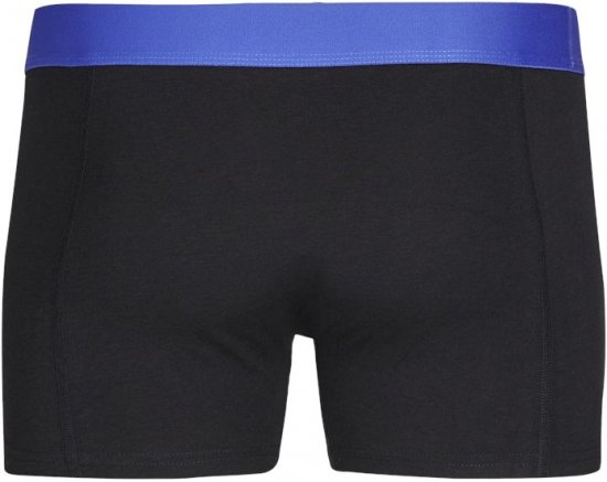 Jack & Jones Nick Bamboo Trunks 3-Pack Violet/Dazzling blue - Spodní prádlo - Spodní Prádlo Nadměrné Velikosti 2XL-8XL