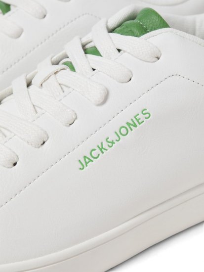 Jack & Jones Bosley Sneakers White/MEDIUM GREEN - Pánská obuv 40-52 - 