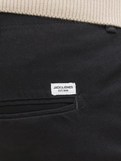 Jack & Jones Dave Chino Shorts Black - Šortky - Šortky Nadměrné Velikosti W40-W60