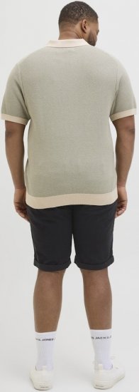 Jack & Jones Dave Chino Shorts Black - Šortky - Šortky Nadměrné Velikosti W40-W60