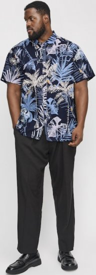 Jack & Jones Hawaii AOP Shirt Blue - Košile - Košile 2XL-10XL