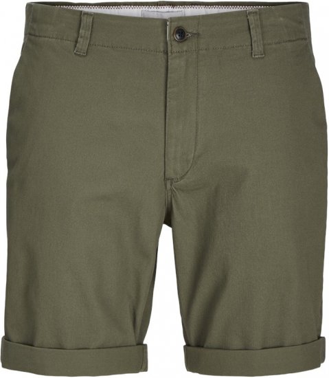 Jack & Jones Dave Chino Shorts Green - Šortky - Šortky Nadměrné Velikosti W40-W60