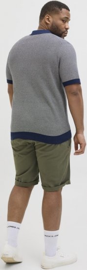 Jack & Jones Dave Chino Shorts Green - Šortky - Šortky Nadměrné Velikosti W40-W60