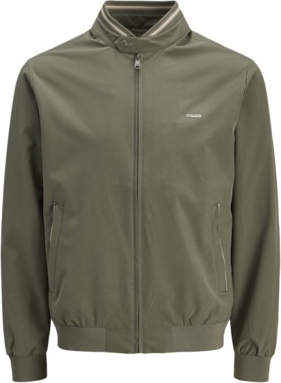 Jack & Jones Brad Bomber Jacket Tea Leaf - Bundy - Bundy Nadměrné Velikosti - 2XL-8XL