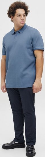 Jack & Jones AUSTIN CLASSIC Polo Blue - Polokošile - Polokošile 2XL-8XL - Trička s límečkem 2XL-8XL
