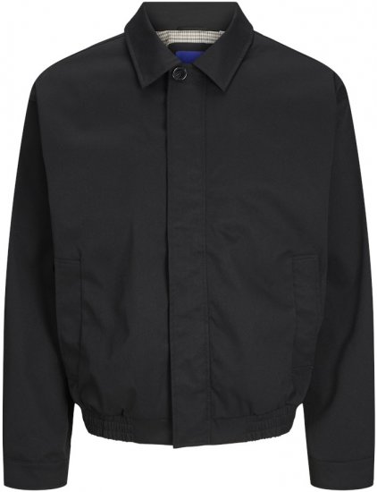 Jack & Jones Rislington Jacket Black - Bundy - Bundy Nadměrné Velikosti - 2XL-8XL