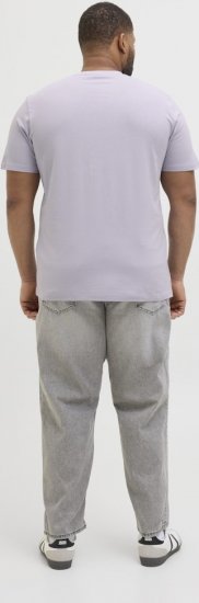 Jack & Jones Anatomy Skull Crew Neck T-Shirt Violet - Trička - Trička nadměrné velikosti - 2XL-14XL