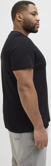 Jack & Jones Anatomy Skull Crew Neck T-Shirt Black - Trička - Trička nadměrné velikosti - 2XL-14XL