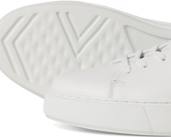 Jack & Jones Stockholm Leather Sneakers Bright White/Leather - Pánská obuv 40-52 - 