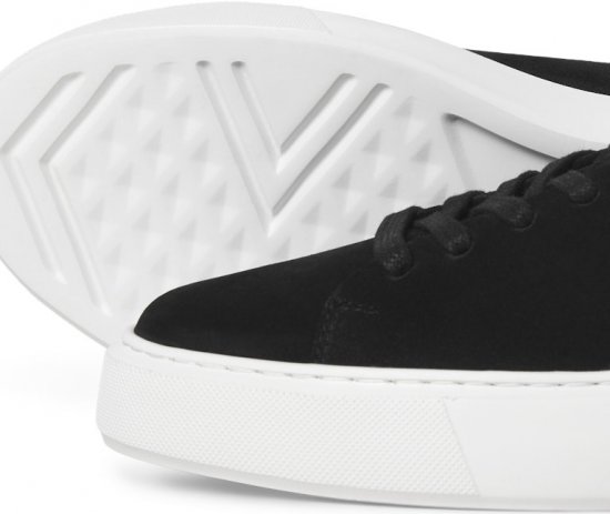 Jack & Jones Stockholm Leather Sneakers Black/Suede - Pánská obuv 40-52 - 