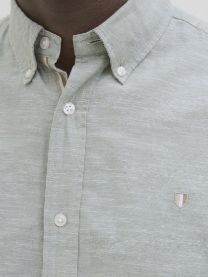 Jack & Jones Summer Shield Short Sleeve Shirt Hedge Green - Košile - Košile 2XL-10XL