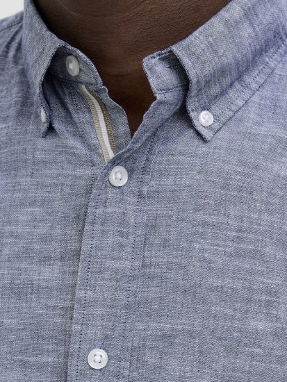 Jack & Jones Summer Shield Short Sleeve Shirt Faded Denim - Košile - Košile 2XL-10XL