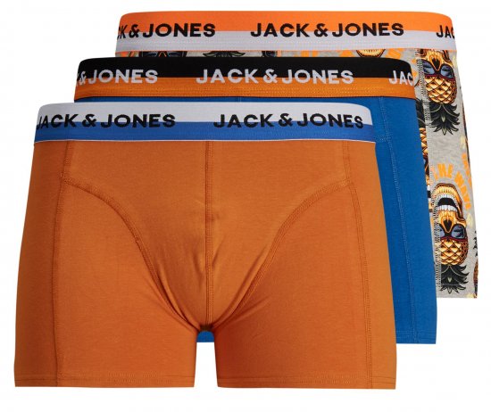 Jack & Jones JACLIAM Boxers 3-pack - Spodní prádlo - Spodní Prádlo Nadměrné Velikosti 2XL-8XL