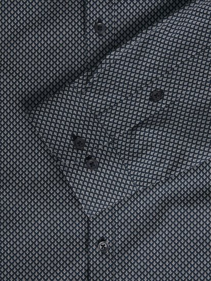 Jack & Jones JPRBLACARDIFF Print LS Shirt Navy - Košile - Košile 2XL-10XL