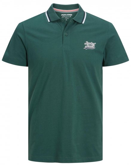 Jack & Jones JORTREVOR Polo Shirt Trekking Green - Polokošile - Polokošile 2XL-8XL - Trička s límečkem 2XL-8XL