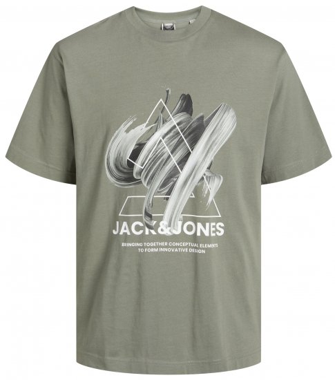 Jack & Jones JCOTINT T-Shirt Agave Green - Trička - Trička nadměrné velikosti - 2XL-14XL