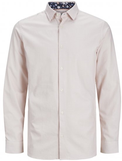 Jack & Jones JPRBLANORDIC DETAIL Shirt Café Crème - Košile - Košile 2XL-10XL