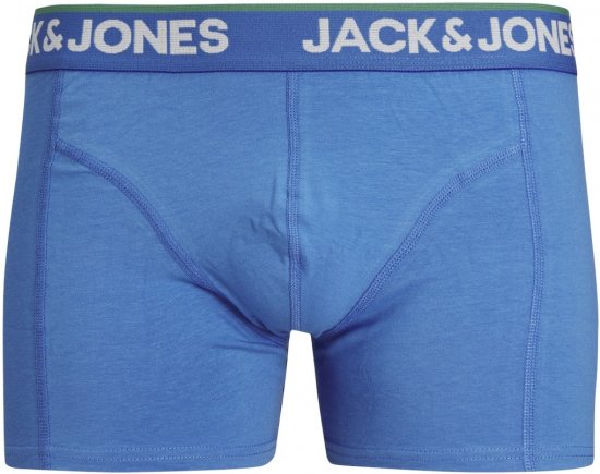 Jack & Jones JACPINEAPPLE SKULL TRUNKS 3 PACK Palace Blue - Spodní prádlo - Spodní Prádlo Nadměrné Velikosti 2XL-8XL