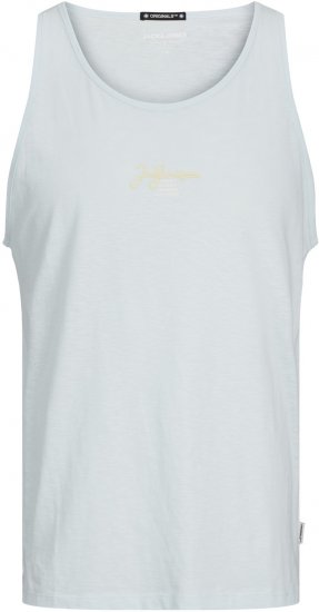 Jack & Jones JORARUBA BRANDING TANK TOP Skylight - Trička - Trička nadměrné velikosti - 2XL-14XL