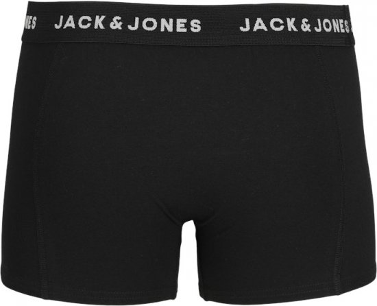 Jack & Jones HUEY Trunks 7-Pack Black - Spodní prádlo - Spodní Prádlo Nadměrné Velikosti 2XL-8XL
